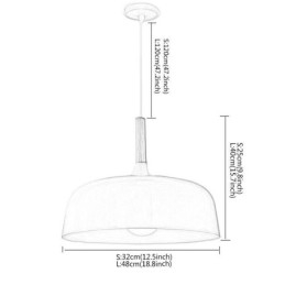 Nordisk Pendellampe Individuell Justerbar Lampe Hjem Varme Belysning Lys