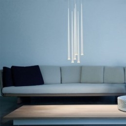Moderne Enkel Pendellampe Sylinderformet Belysning Meteorregnlampe