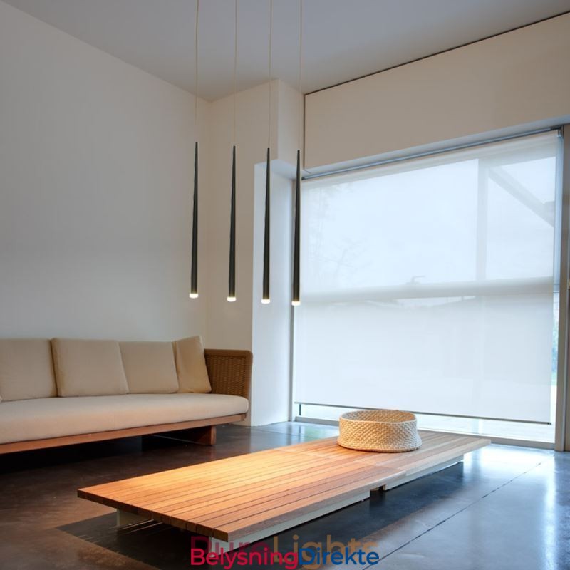 Moderne Pendellampe Sylinderformet Lampe Meteor Rain Lighting