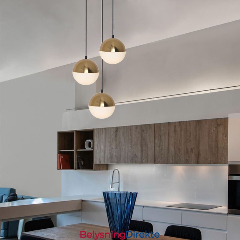 Nordisk Kuleformet Pendellampe, Moderne Og Kreativ, Rund Form, Lampebelysning