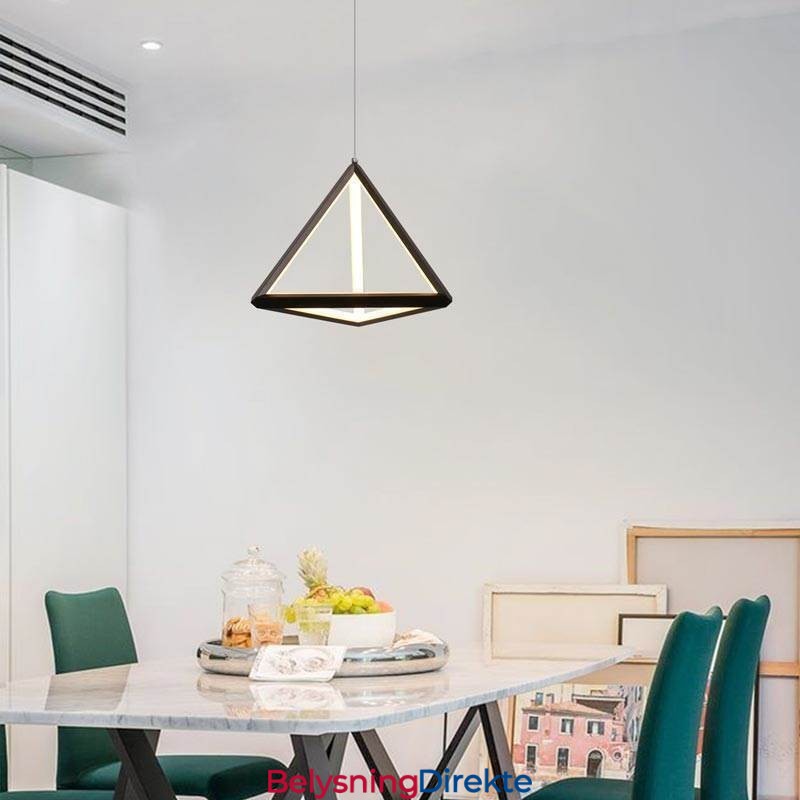 Postmoderne Pendellampe Geometrisk Trekantlampe Kreativ Lampebelysning