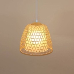 Visual Comfort Dome Bambus Pendellampe