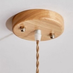 Hamptau Pendellampe Retro Dekorasjon Taklampe Dusk Lampeskjerm