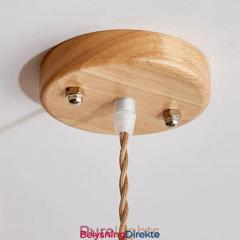 Hamptau Pendellampe Retro Dekorasjon Taklampe Dusk Lampeskjerm