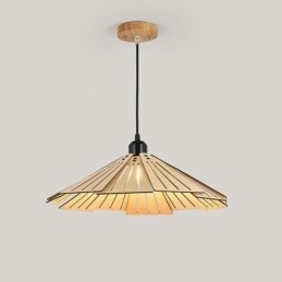 Kreativ Retro Taklampe I Tre