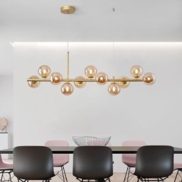 Pendellampe Magic Beans Molekylær Glasstaklampe