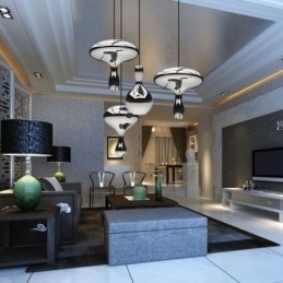 Kreativ Pendellampe Moderne Enkel Galvanisert Glass Liten Taklampe