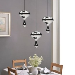 Kreativ Pendellampe Moderne Enkel Galvanisert Glass Liten Taklampe