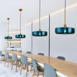 Rund Kakeglass Pendellampe Moderne Minimalistisk Smijerns Taklampe