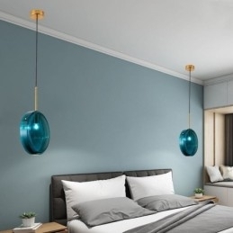 Rund Kakeglass Pendellampe Moderne Minimalistisk Smijerns Taklampe