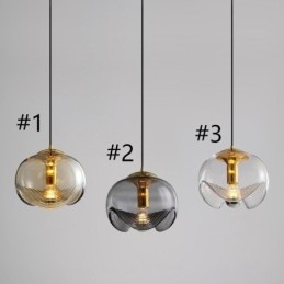 Stamen Glass Pendellampe Moderne Minimalistisk Smijerns Taklampe