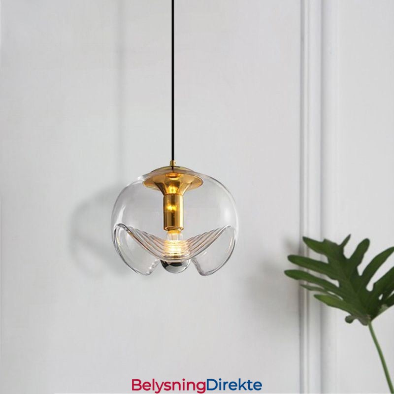 Stamen Glass Pendellampe Moderne Minimalistisk Smijerns Taklampe