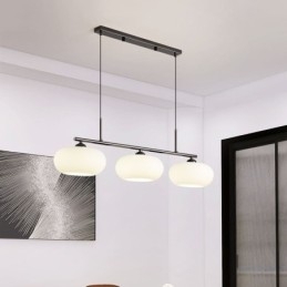 Nordisk Glassanhengslampe Kreativ Smijerns Taklampe