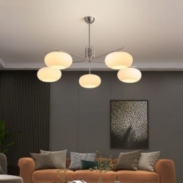 Nordisk Glassanhengslampe Kreativ Smijerns Taklampe