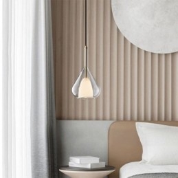 Pendellampe Moderne Minimalistiske Doble Glass Taklamper