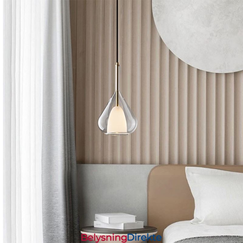 Pendellampe Moderne Minimalistiske Doble Glass Taklamper