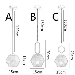 Moderne Pendellampe Glass Hjemmebelysning Kreativ Pendellampe