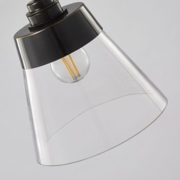Moderne Glassanhengslampe Enkel Hengende Anhengslampe Med Klar Glassskjerm
