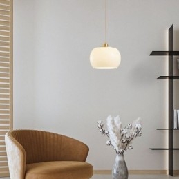 Moderne Glass Pendellampe Med Gresskardesign