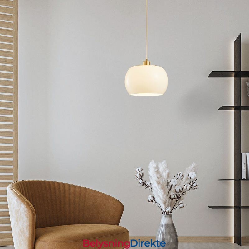 Moderne Glass Pendellampe Med Gresskardesign