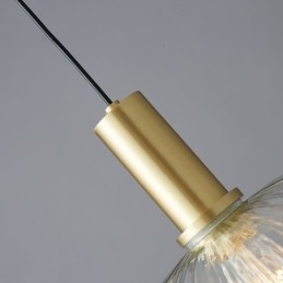 Moderne Pendellampe Med Én Lyskilde I Glass, Pendellampeøy
