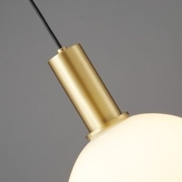 Moderne Enkel Pendellampe I Glass