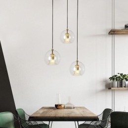 Moderne Glass Pendellampe Med Enkelt Hode