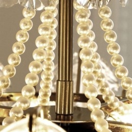 Europeisk Glass Pendellampe Postmoderne Bladformet Hengelampe