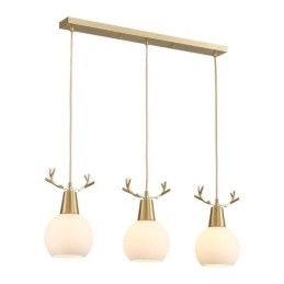 Moderne Enkel Kobber Pendellampe Gevir Hengende Lampe