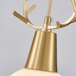 Moderne Enkel Kobber Pendellampe Gevir Hengende Lampe