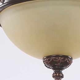 33 * Europeisk Stil Landlig Klassisk Absorberende Kuppellyslampe