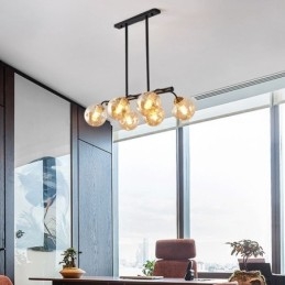 Magic Bean Pendellampe Glasskulebelysning
