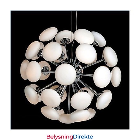 Modernyesteurt-Lampe Enkel, Sirkulær Glasskunst-Pendellampe I Europeisk Stil