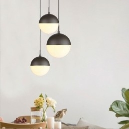Moderne Glasskule Pendellampe Øylampe Ideer
