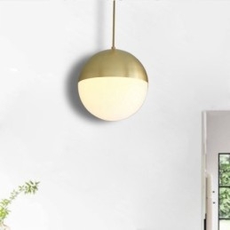 Moderne Glasskule Pendellampe Øylampe Ideer