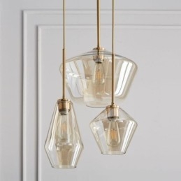 Moderne Enkel Glass Pendellampe