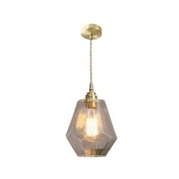 Nordisk Retro Pendellampe Messing Glass Hjembelysning Tårnformet Lampe Lampe