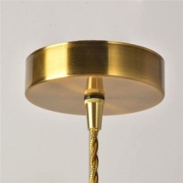Jelly Jar-Lampe I Ribbet Glass Med Pendellampe