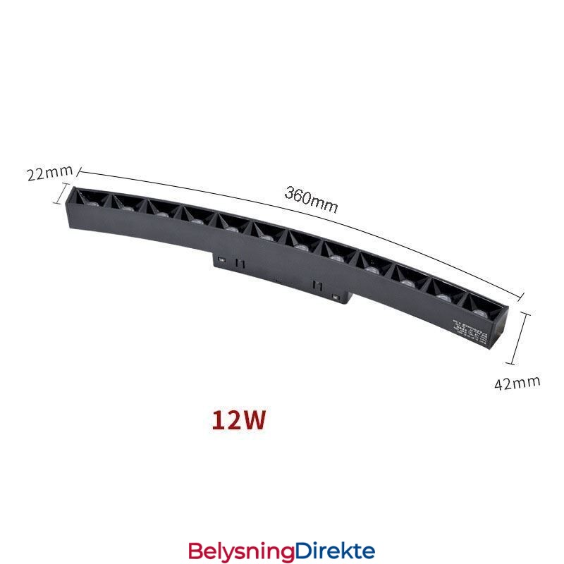 Skinnegrilllys Innfelt Magnetisk Grillspotlight