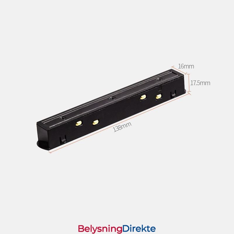 Magnetisk Skinnelampe Innfelt Spotlight Dekorativ Lampe 3M 36V