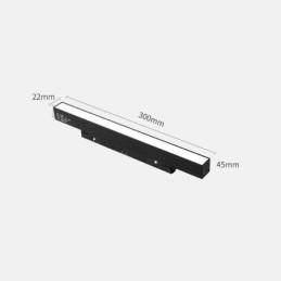 Innfelt Spotlight Magnetisk Skinnelampe Dekorativ Lampe 3M*2