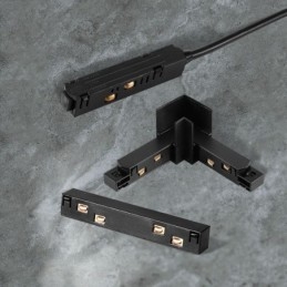Magnetisk Skinnebelysningstilbehør Innfelt Skinneskinnehjørnekobling