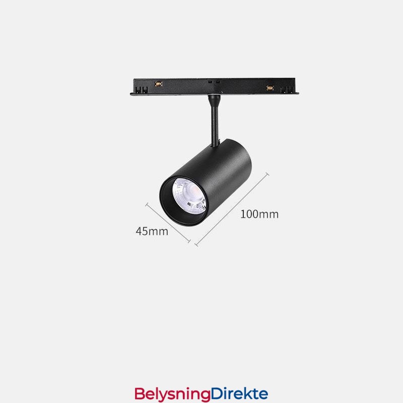 Innfelt Spotlight Magnetisk Skinnelampe Dekorativ Lys 6M 36V