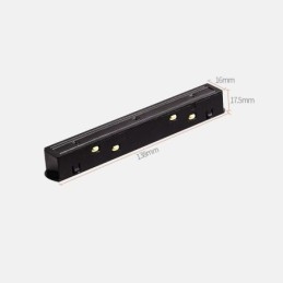 Innfelt Spotlight Magnetisk Skinnelampe Dekorativ Lys 6M 36V