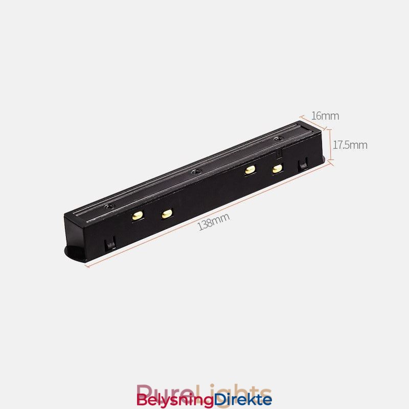 Magnetisk Skinnelampe Innfelt Spotlight Dekorativ Lampe 6M*2