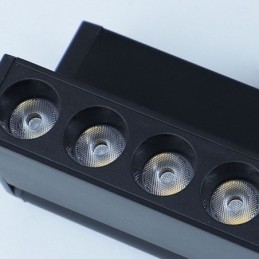 Innfelt Skinnegitterspotlight Skinnelistspotlight Magnetisk Foldegrillspotlight 36V