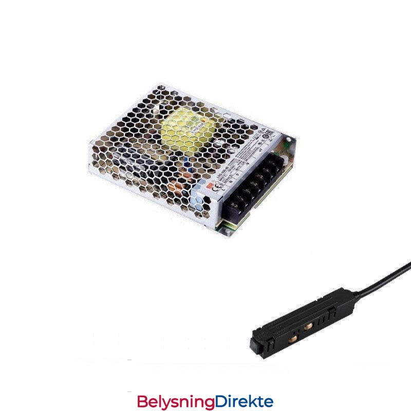 Skinnelysdriver 200W 36V Driverstrømforsyning Med Magnetisk Skinnestrømkontakt