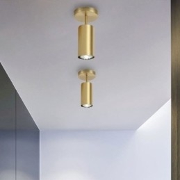 Nordisk Messing Taklampe Med Innfelt Tak