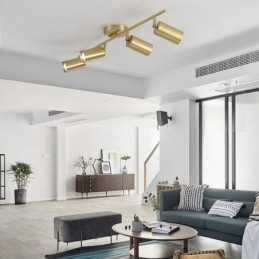 Nordisk Messing Taklampe Med Innfelt Tak