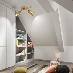 Nordisk Messing Taklampe Med Innfelt Tak
